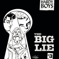 NANCY DREW HARDY BOYS #3 CVR C 10 COPY CHARRETIER B&W INCV