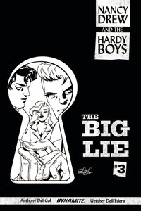 NANCY DREW HARDY BOYS #3 CVR C 10 COPY CHARRETIER B&W INCV