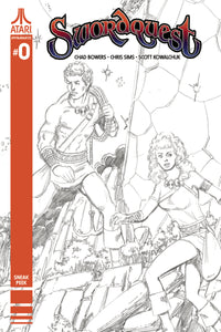 SWORDQUEST #0 CVR D 100 COPY PEREZ ARTIST SNEAK PEEK INCV (N