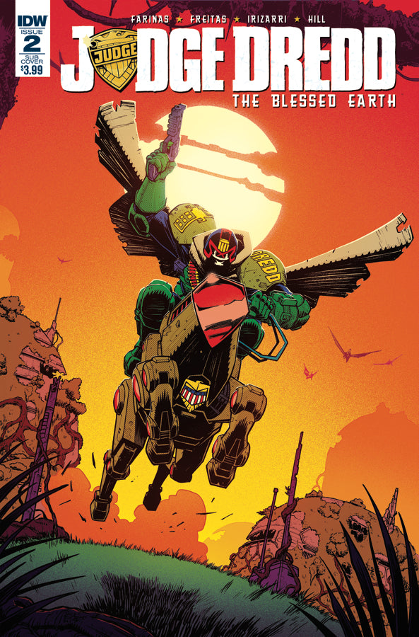 JUDGE DREDD BLESSED EARTH #2 SUBSCRIPTION VAR