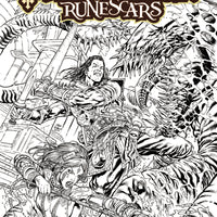 PATHFINDER RUNESCARS #1 CVR F 25 COPY LIMA B&W INCV (NET)