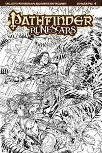 PATHFINDER RUNESCARS #1 CVR F 25 COPY LIMA B&W INCV (NET)
