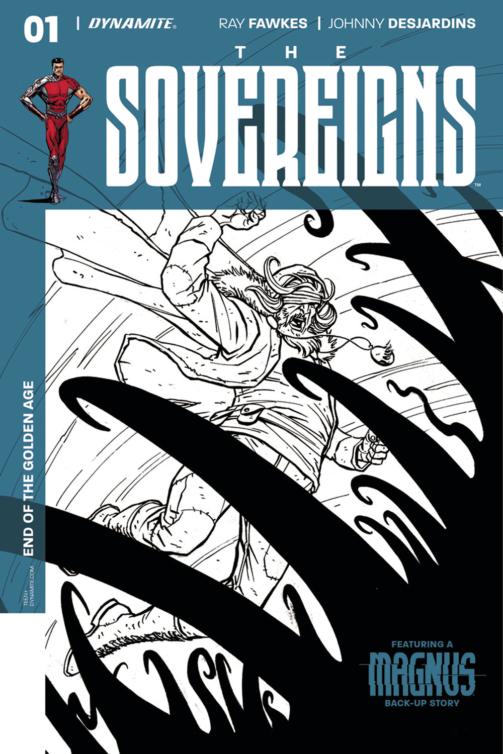 SOVEREIGNS #1 CVR H 40 COPY SUDZUKA B&W INCV (NET)
