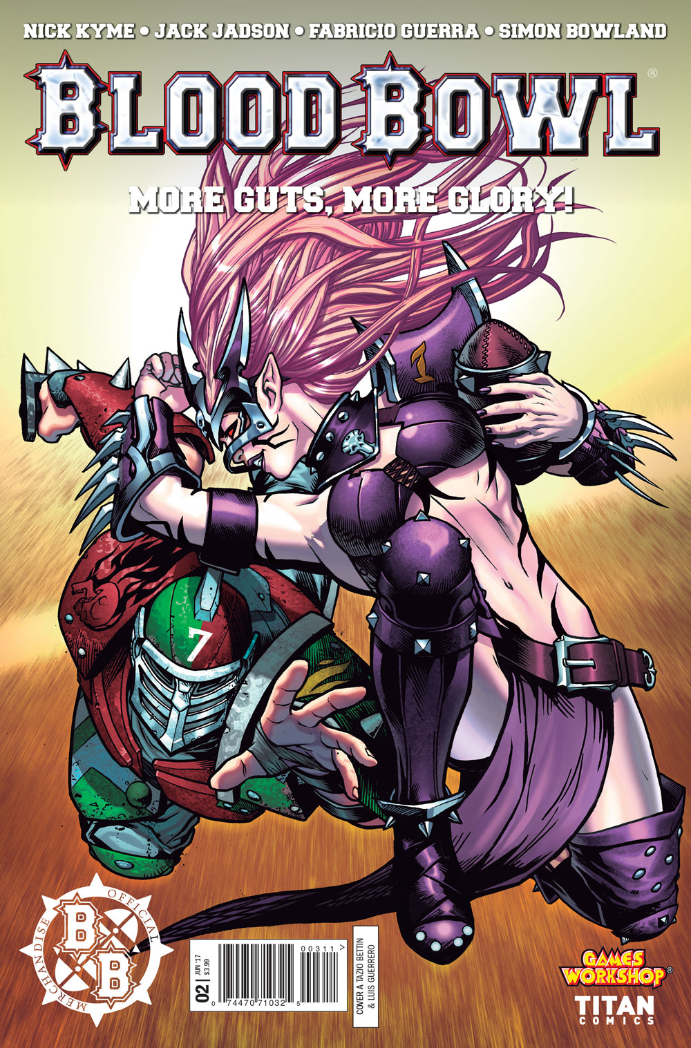 BLOOD BOWL MORE GUTS MORE GLORY #2 (OF 4) CVR A BETTIN (MR)