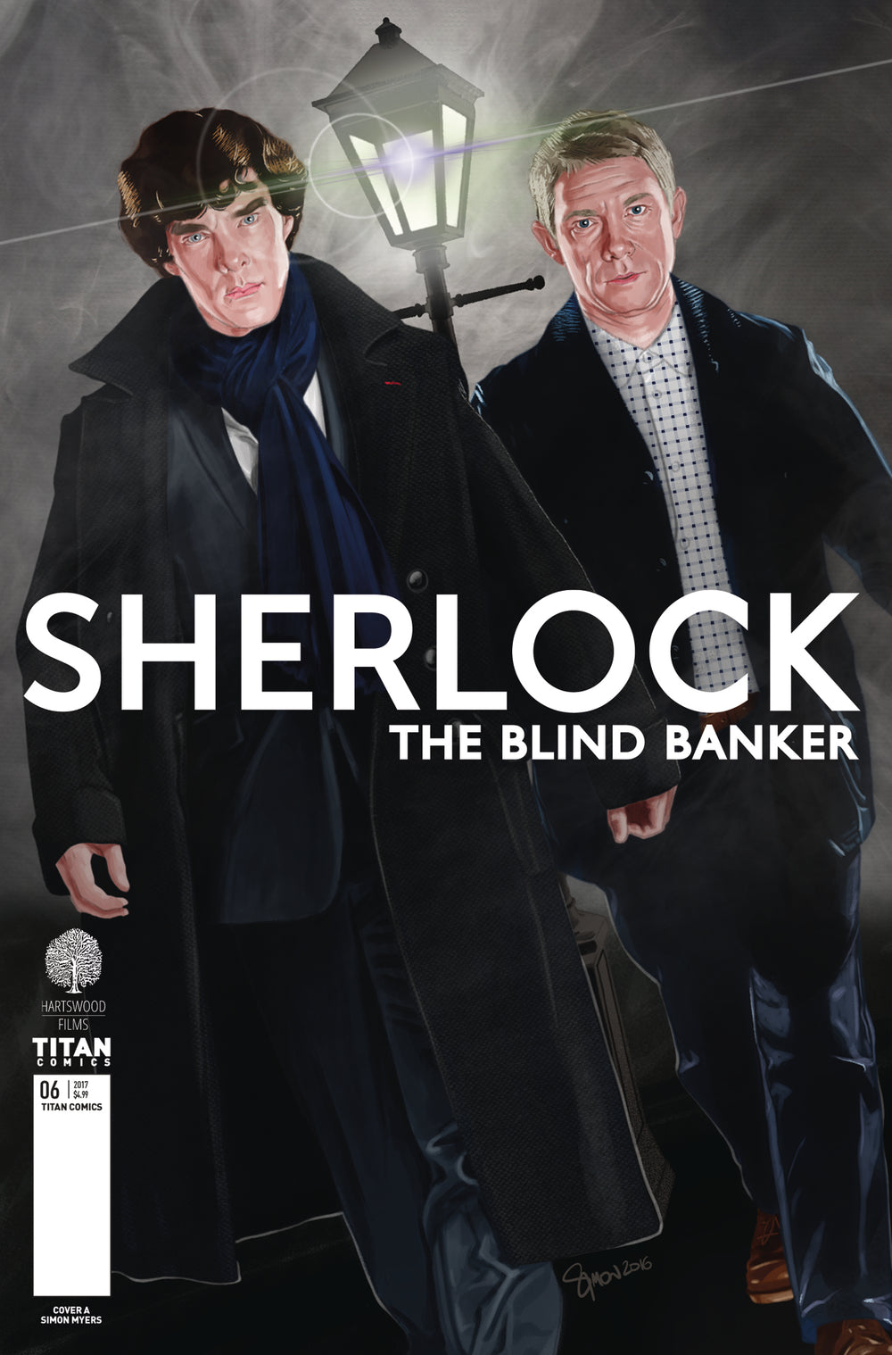 SHERLOCK BLIND BANKER #6 (OF 6) CVR C MYERS
