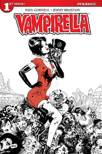 VAMPIRELLA #1 15 COPY BROXTON SPOT COLOR FOC INCV