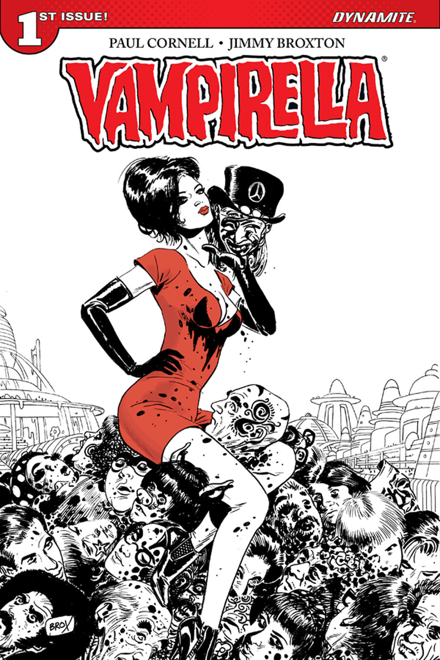 VAMPIRELLA #1 15 COPY BROXTON SPOT COLOR FOC INCV
