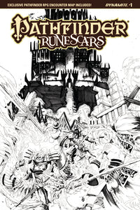 PATHFINDER RUNESCARS #2 CVR D 10 COPY LAU B&W INCV (NET)