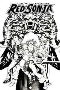 RED SONJA #6 CVR G 20 COPY MCKONE B&W INCV (NET)
