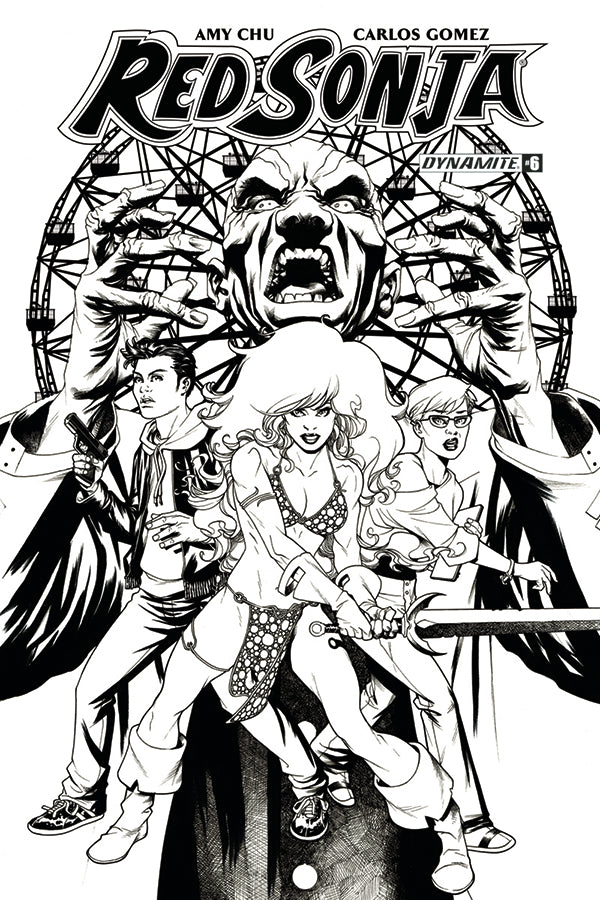 RED SONJA #6 CVR G 20 COPY MCKONE B&W INCV (NET)