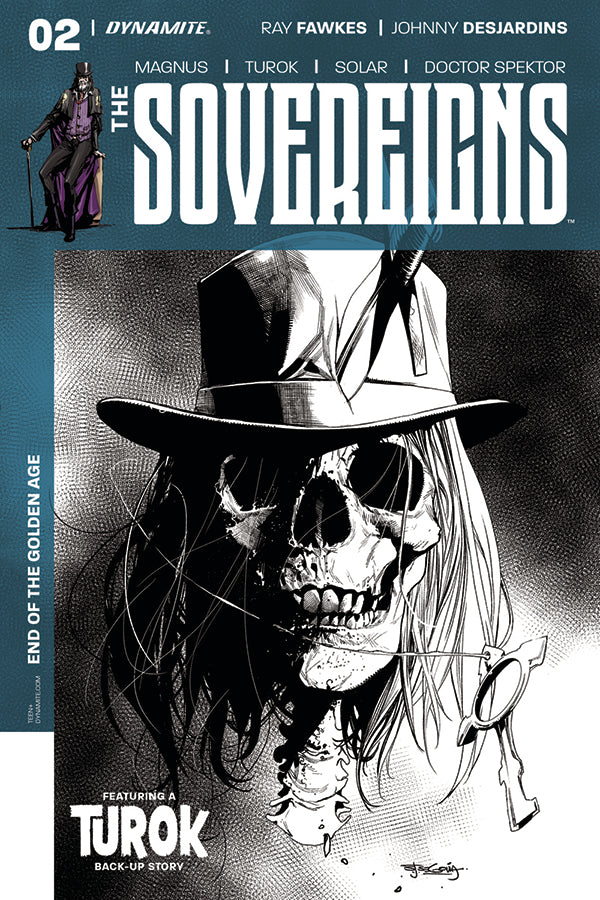 SOVEREIGNS #2 CVR G 30 COPY SEGOVIA B&W INCV (NET)