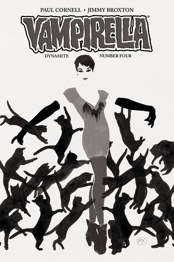VAMPIRELLA #4 CVR G 30 COPY BROXTON B&W INCV