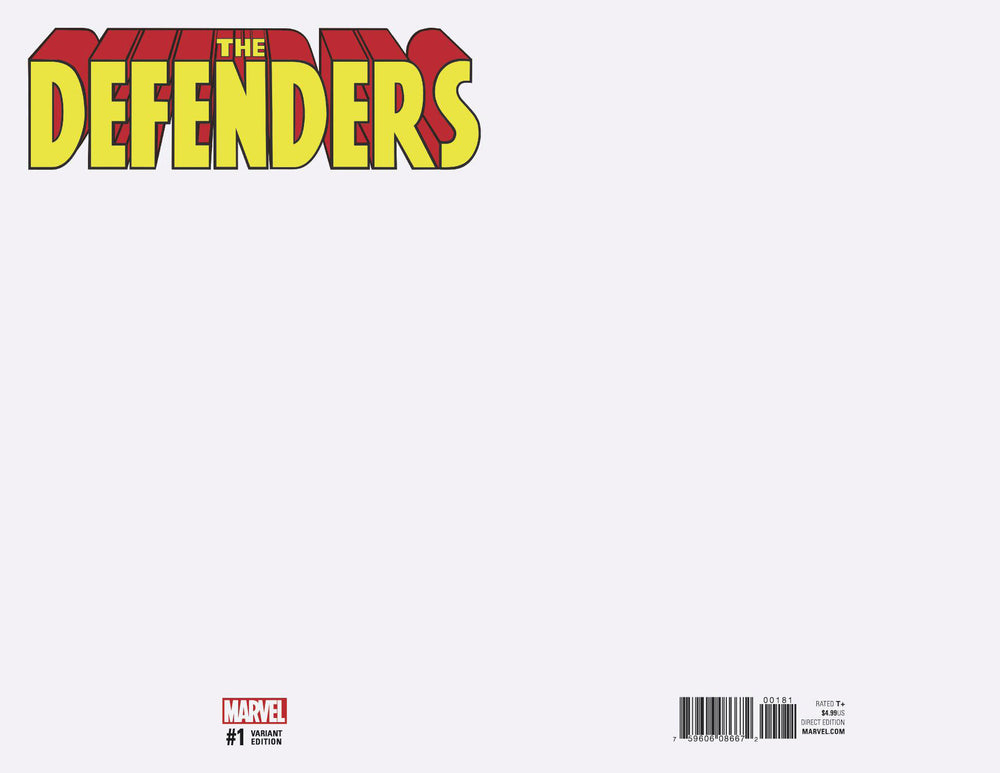 DEFENDERS #1 BLANK VAR
