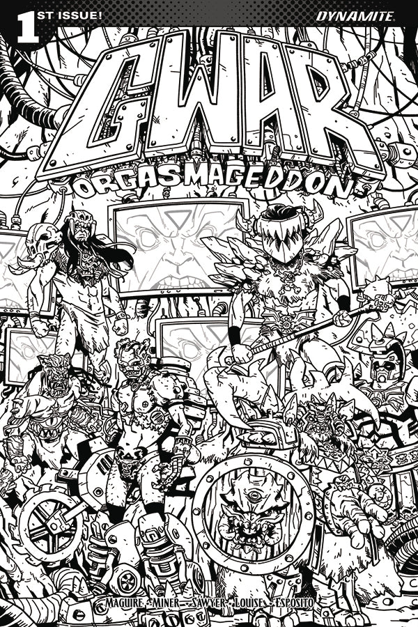 GWAR ORGASMAGEDDON #1 (OF 4) CVR F 20 COPY SAWYER INCV (NET)