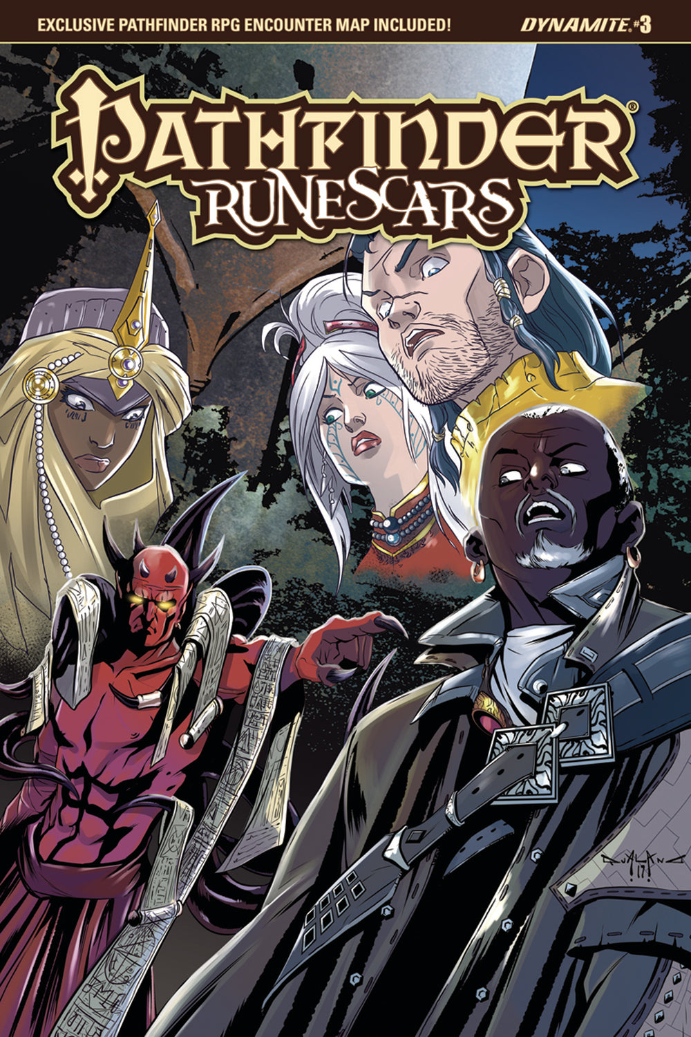 PATHFINDER RUNESCARS #3 CVR B QUALANO