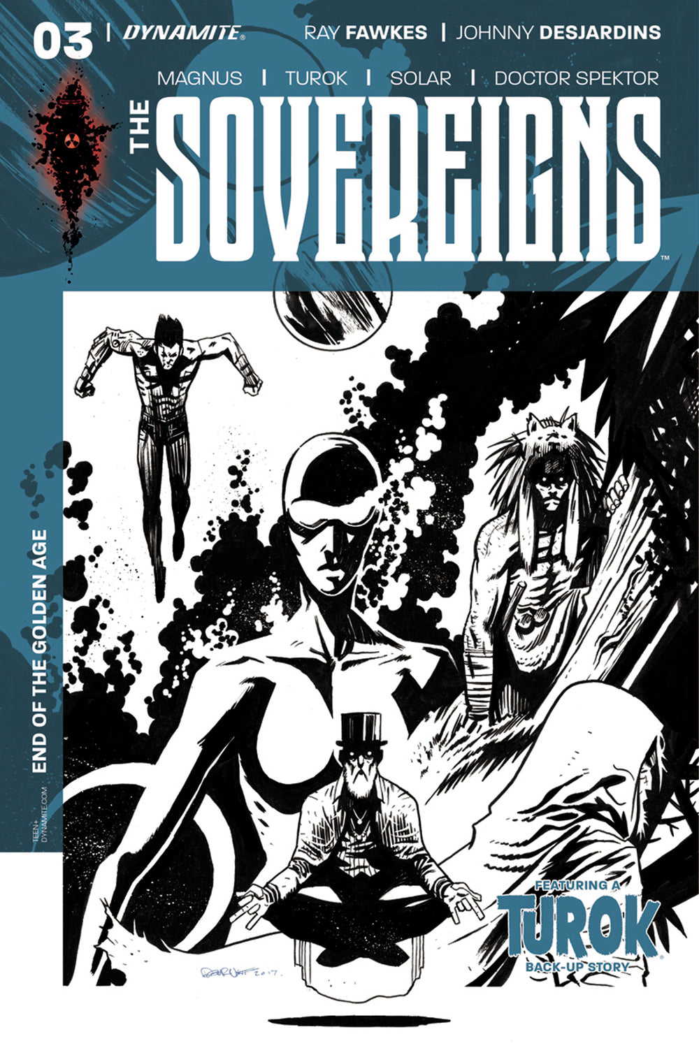 SOVEREIGNS #3 CVR E 10 COPY BURNETT B&W INCV (NET)