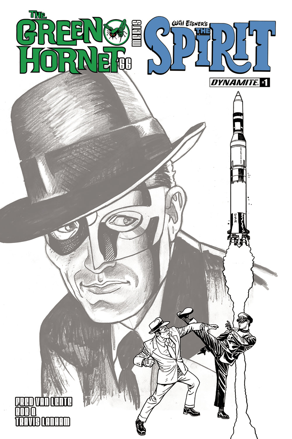 GREEN HORNET 66 MEETS SPIRIT #1 (OF 5) CVR D 10 COPY INCV (N
