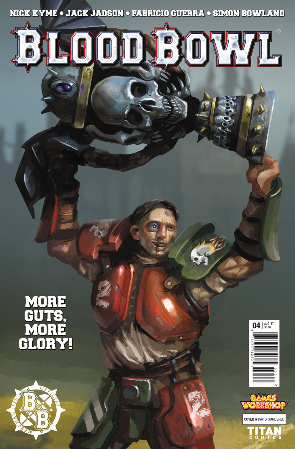 BLOOD BOWL MORE GUTS MORE GLORY #4 (OF 4) CVR A SONDERED