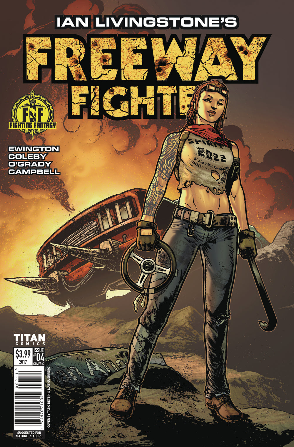 IAN LIVINGSTONES FREEWAY FIGHTER #4 (OF 4) CVR C BETTIN