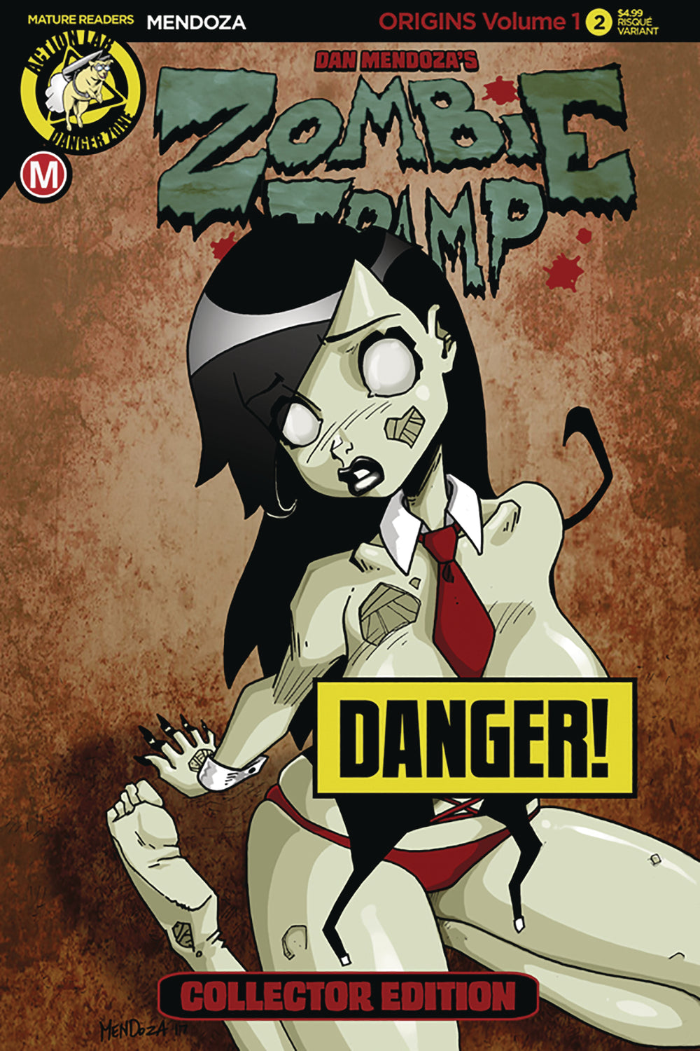 ZOMBIE TRAMP ORIGINS #2 CVR B MENDOZA RISQUE (MR)