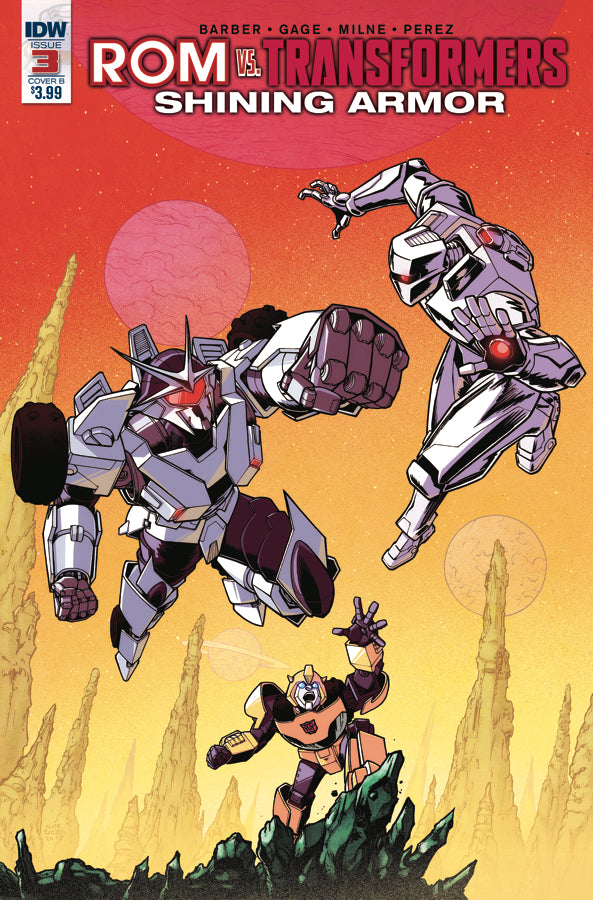 ROM VS TRANSFORMERS SHINING ARMOR #3 CVR B ROCHE