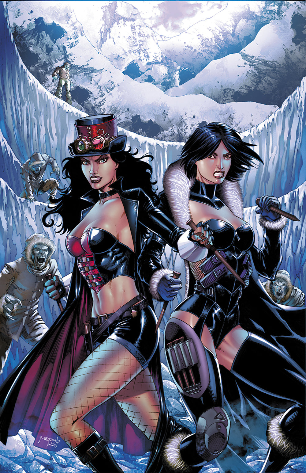 VAN HELSING VS THE WEREWOLF #3 CVR B METCALF