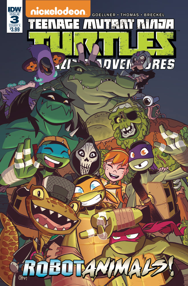 TMNT AMAZING ADVENTURES ROBOTANIMALS #3 (OF 3) CVR A THOMAS
