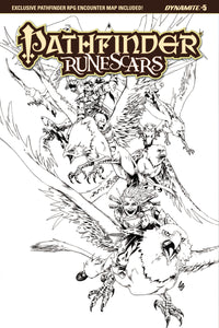PATHFINDER RUNESCARS #5 (OF 5) CVR D 10 COPY B&W INCV (NET)