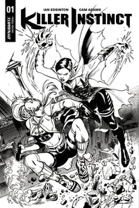 KILLER INSTINCT #1 CVR F 10 COPY CINAR B&W INCV (NET)