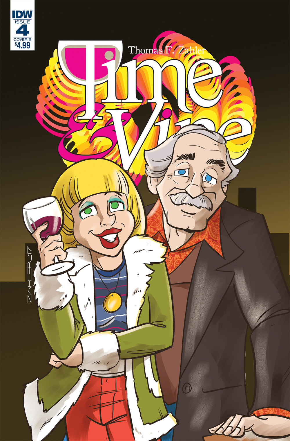 TIME & VINE #4 CVR B ZAHLER