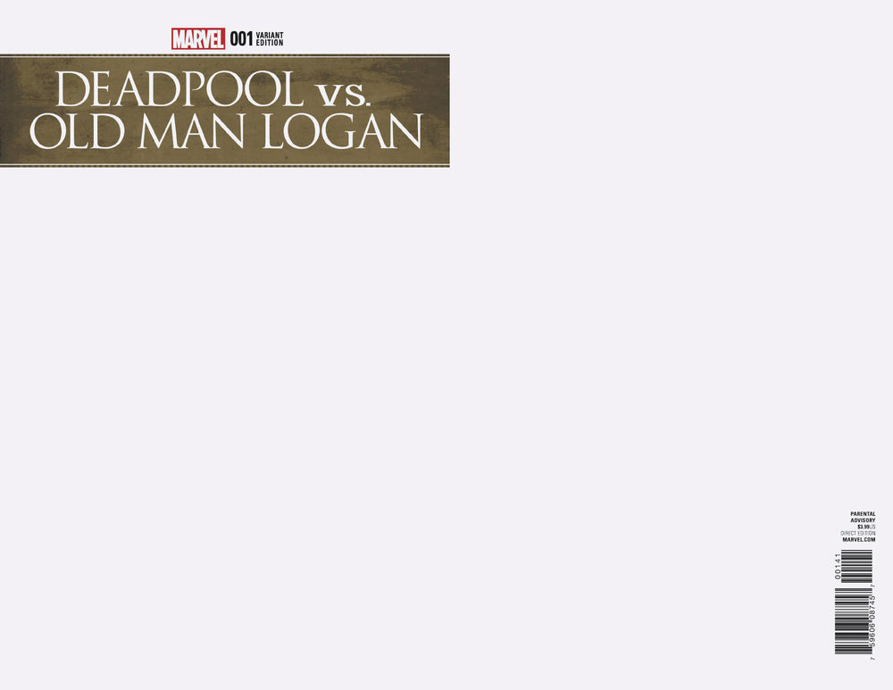 DEADPOOL VS OLD MAN LOGAN #1 (OF 5) BLANK VAR