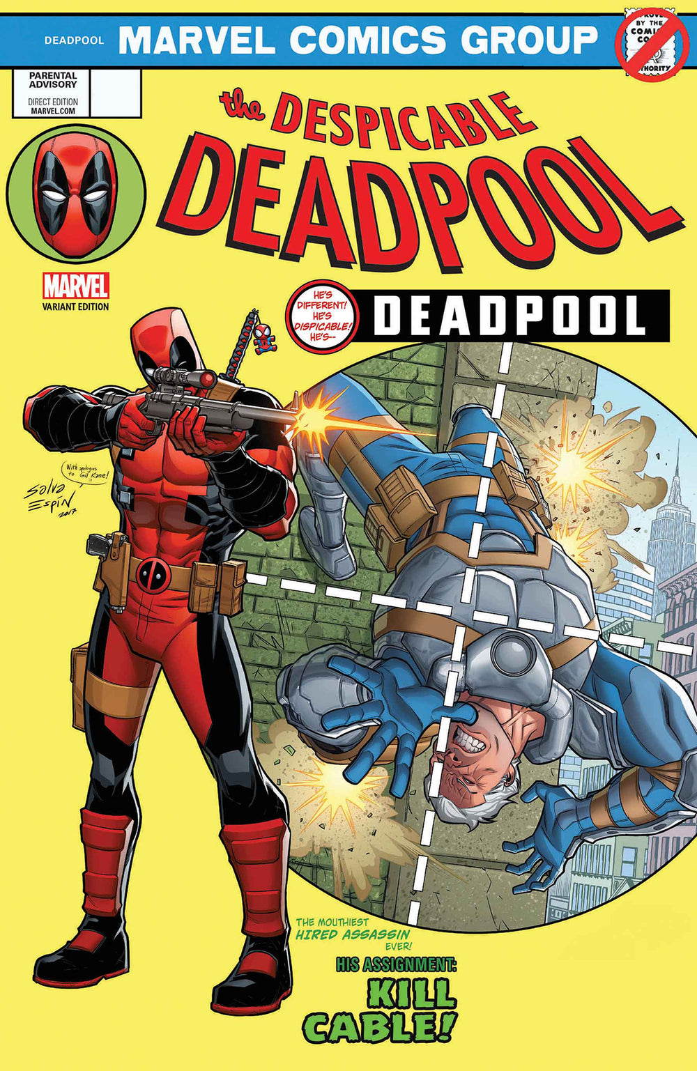 DESPICABLE DEADPOOL #287 ESPIN LH VAR LEG