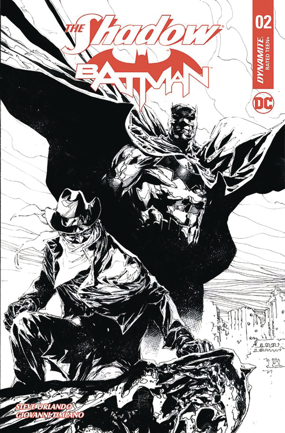 SHADOW BATMAN #2 (OF 6) CVR F 10 COPY TAN B&W INCV (NET)