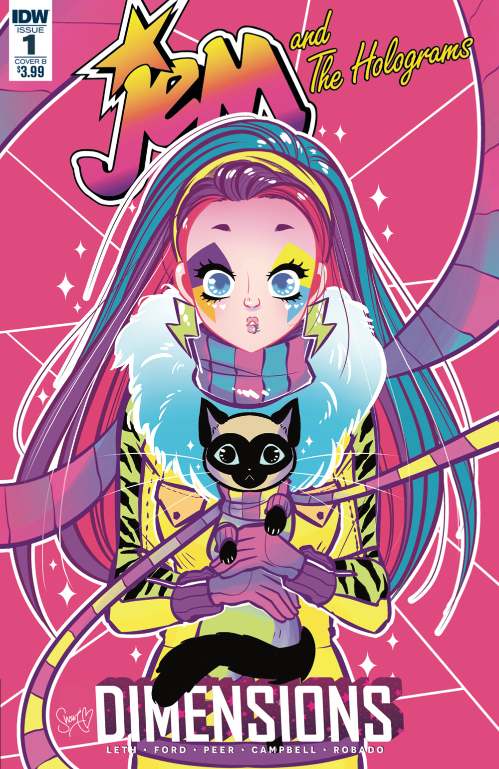 JEM & THE HOLOGRAMS DIMENSIONS #1 CVR B ROBADO