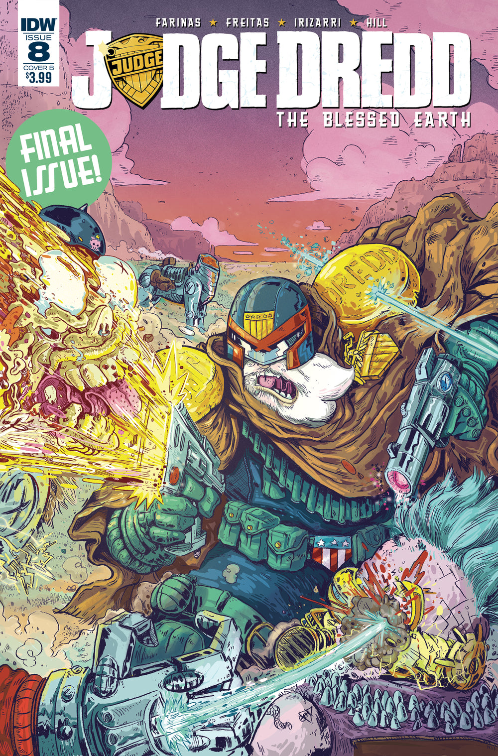 JUDGE DREDD BLESSED EARTH #8 CVR B VAZQUEZ