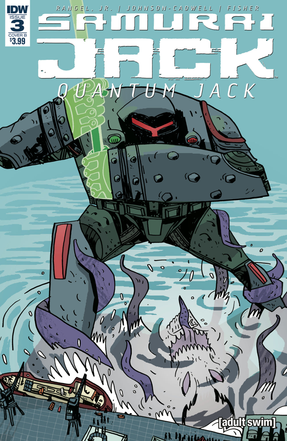 SAMURAI JACK QUANTUM JACK #3 (OF 5) CVR B CADWELL JOHNSON