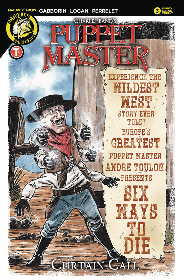 PUPPET MASTER CURTAIN CALL #3 CVR B WILLIAMS (MR)
