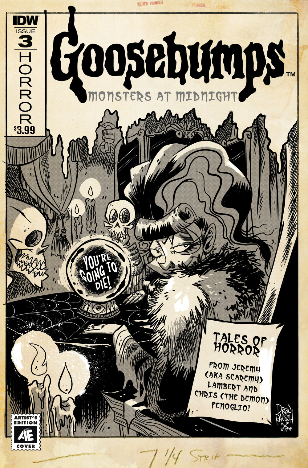 GOOSEBUMPS MONSTERS AT MIDNIGHT #3 (OF 3) CVR B ARTIST ED RA