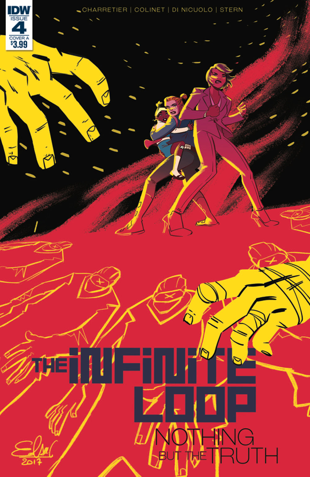 INFINITE LOOP NOTHING BUT THE TRUTH #4 (OF 6) CVR A CHARRETI