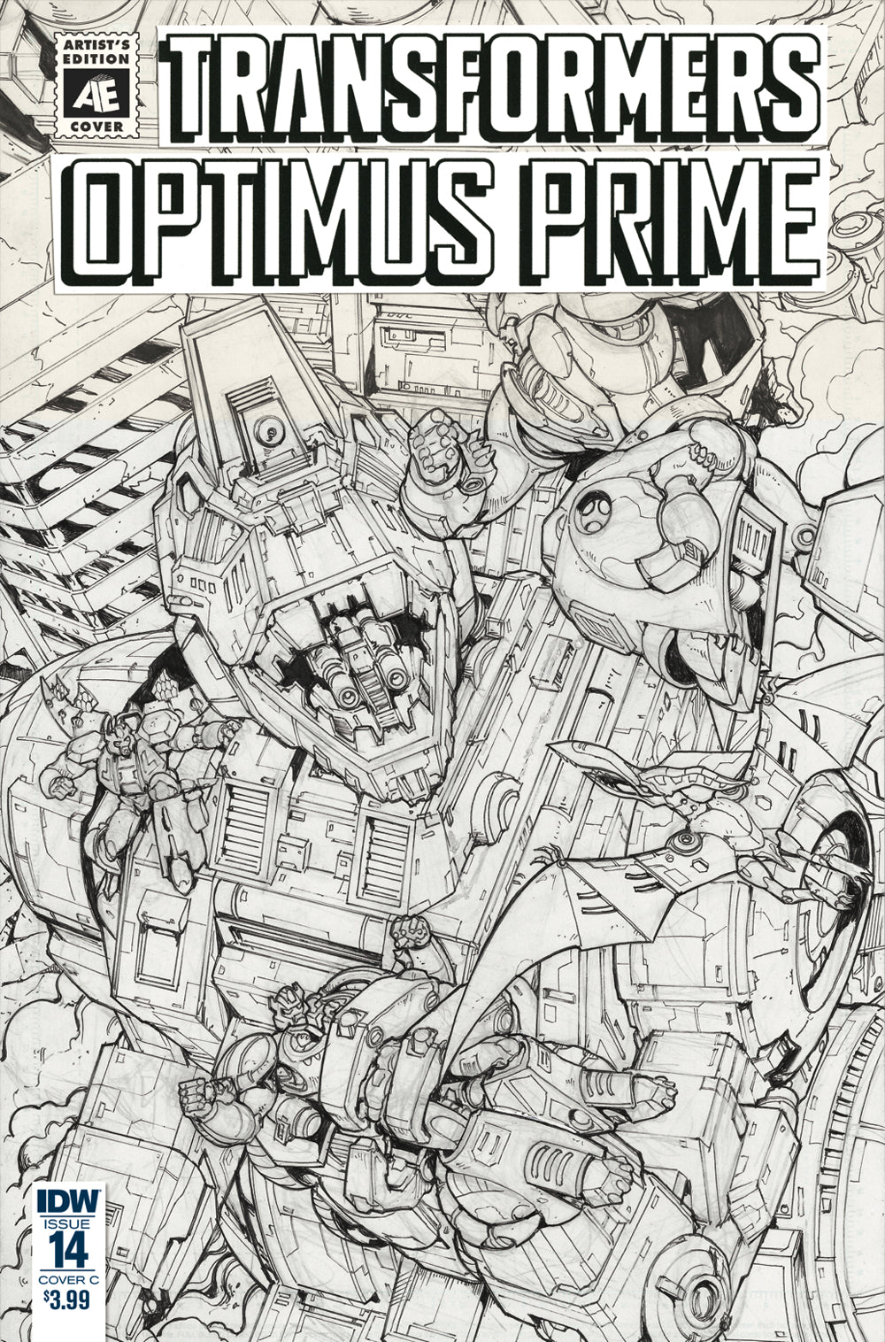 OPTIMUS PRIME #14 CVR C ARTIST ED GRIFFITH