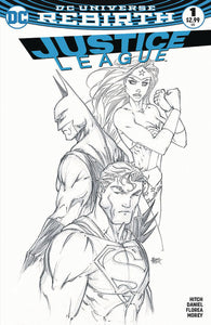 JUSTICE LEAGUE #1 ASPEN B&W VAR SET