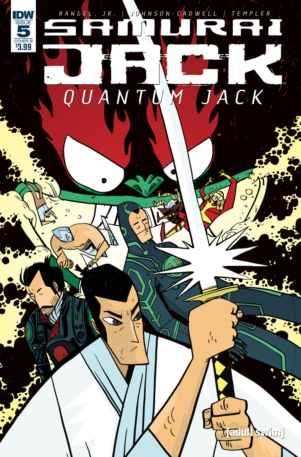 SAMURAI JACK QUANTUM JACK #5 (OF 5) CVR B JOHNSON CADWELL