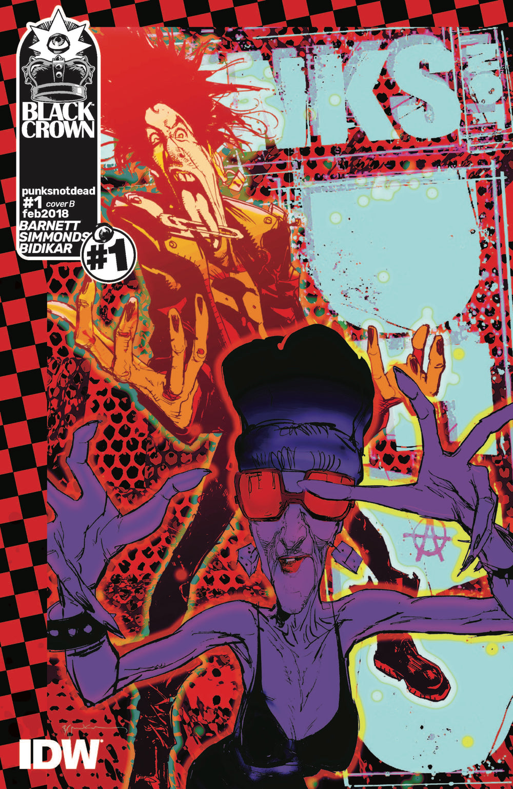 PUNKS NOT DEAD #1 CVR B SIENKIEWICZ