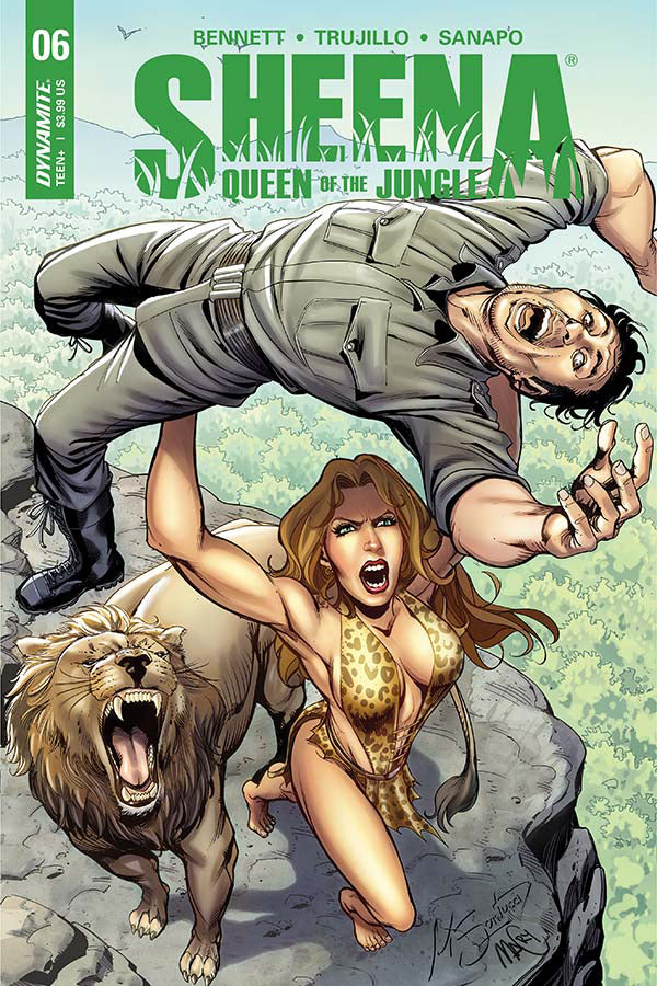 SHEENA #6 CVR B SANTUCCI