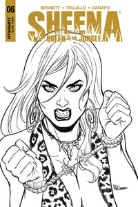 SHEENA #6 CVR E 10 COPY SANAPO B&W INCV (NET)