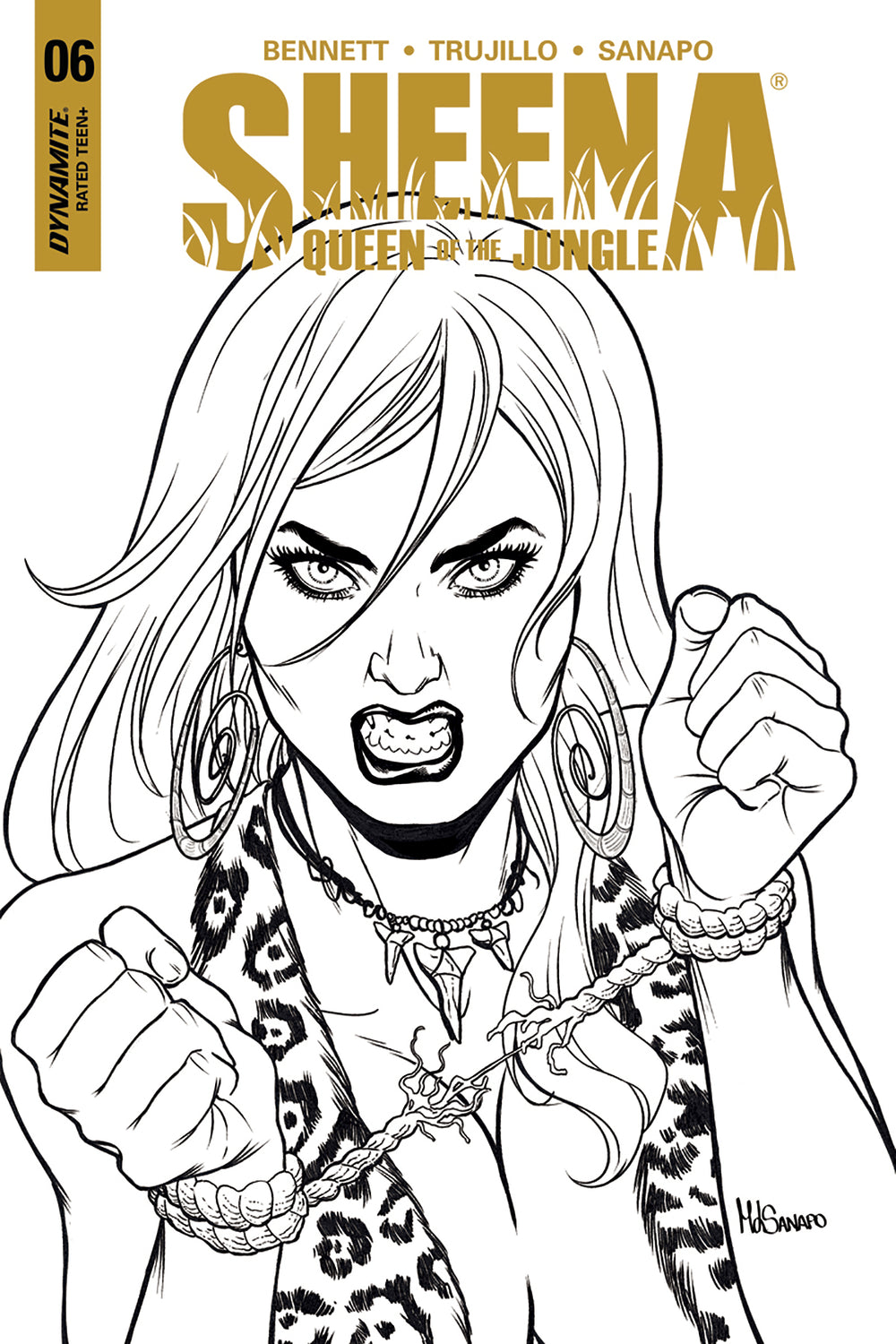 SHEENA #6 CVR E 10 COPY SANAPO B&W INCV (NET)