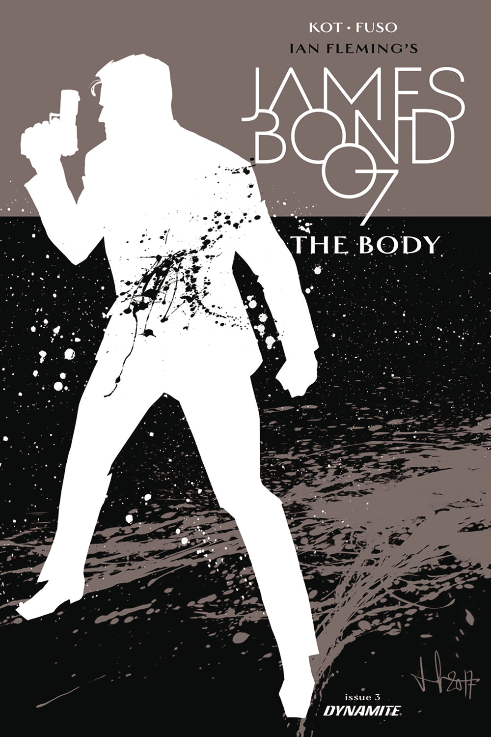 JAMES BOND THE BODY #3 (OF 6) CVR B 10 COPY CASALANGUIDA B&W