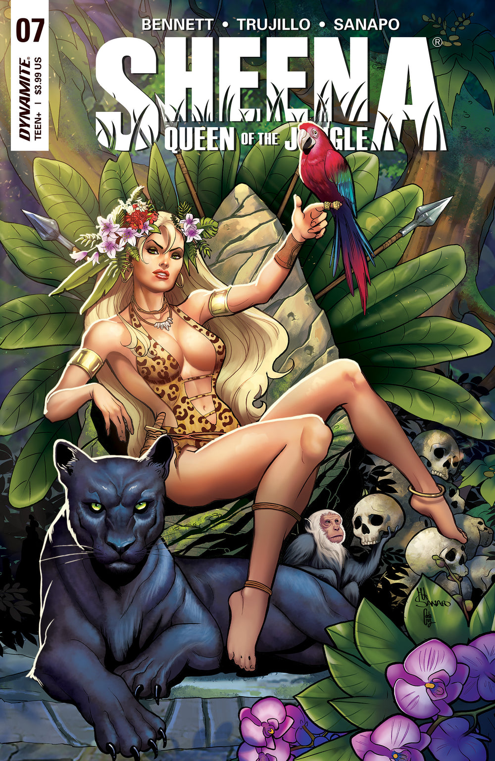 SHEENA #7 CVR A SANAPO