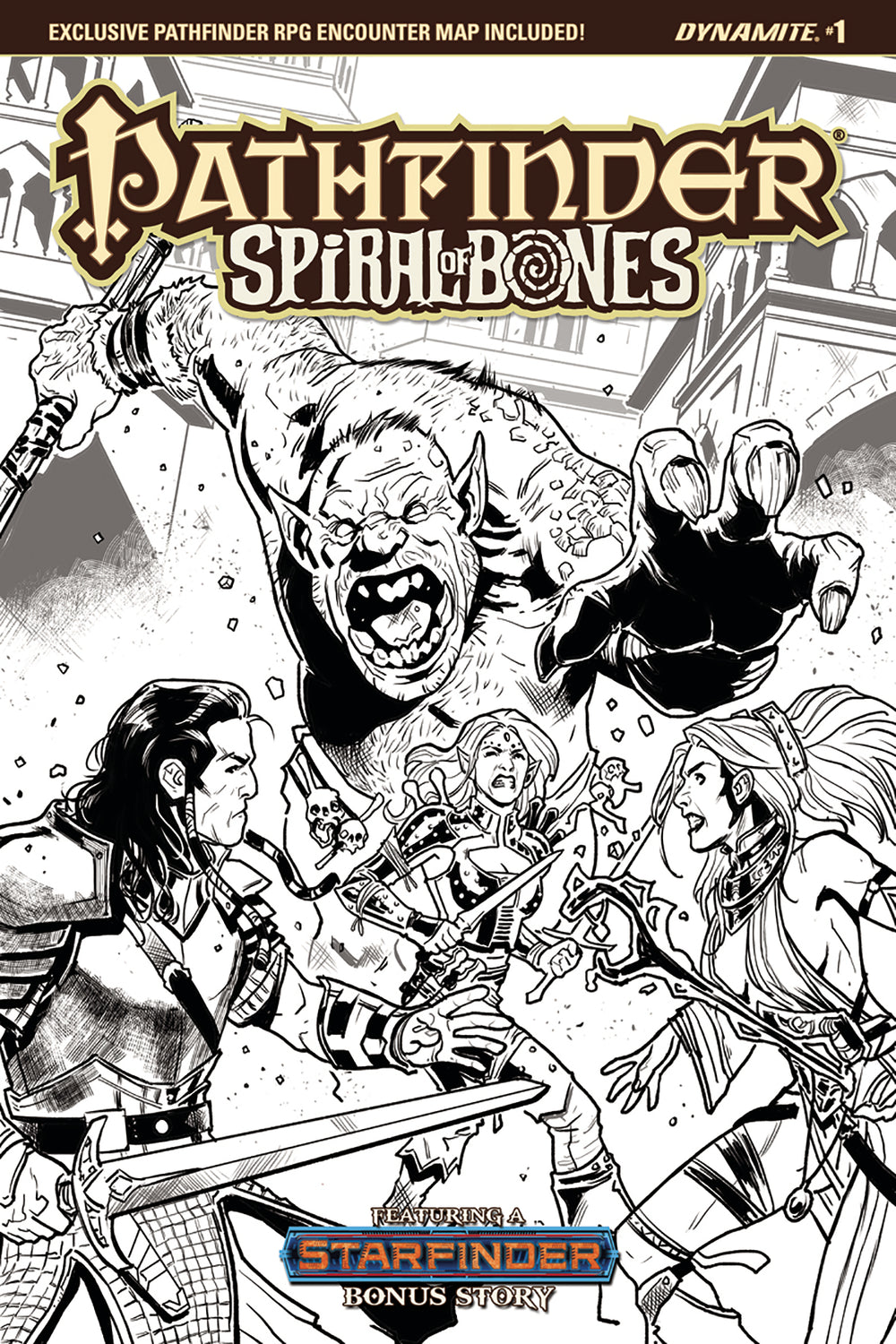 PATHFINDER SPIRAL OF BONES #1 (OF 5) CVR E 10 COPY GALINDO B