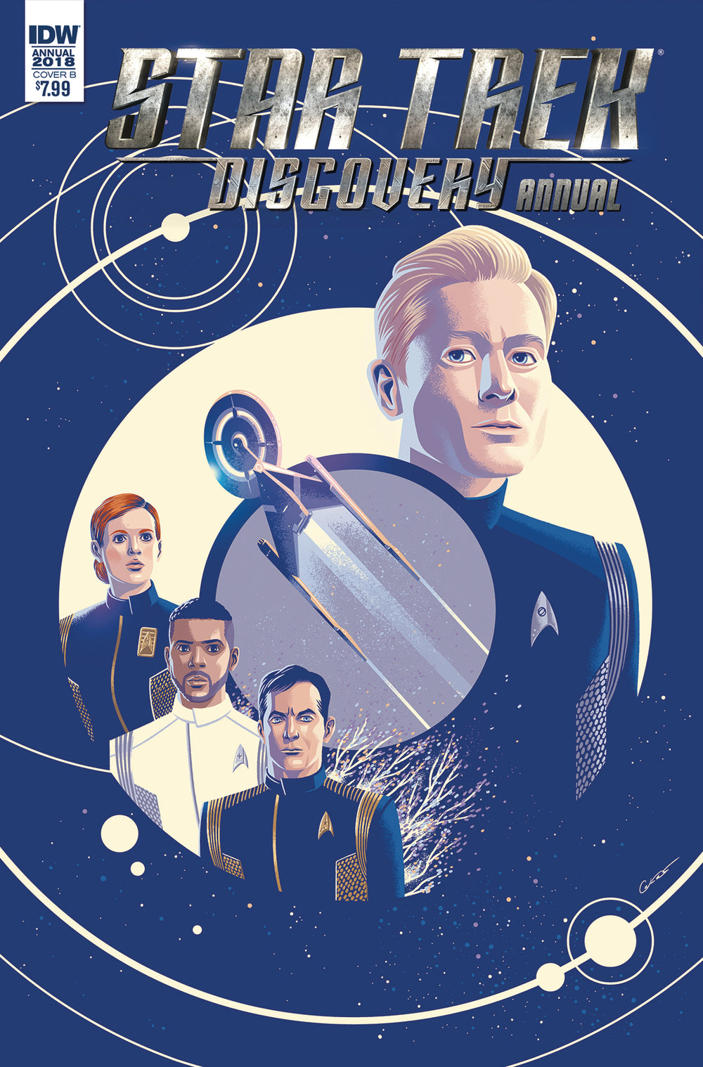 STAR TREK DISCOVERY ANNUAL 2018 CVR B CALTSOUDAS